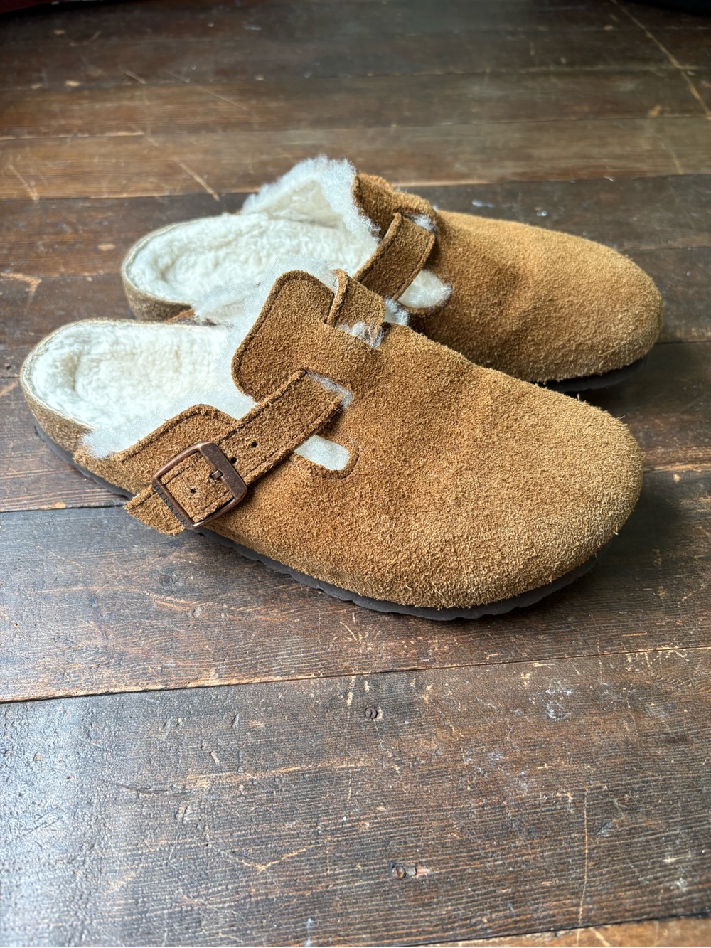 Birkenstock Boston Shearling Clogs